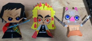 折り紙　鬼滅の刃　製作