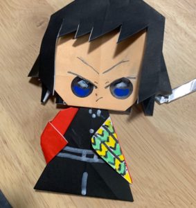 折り紙　鬼滅の刃　製作